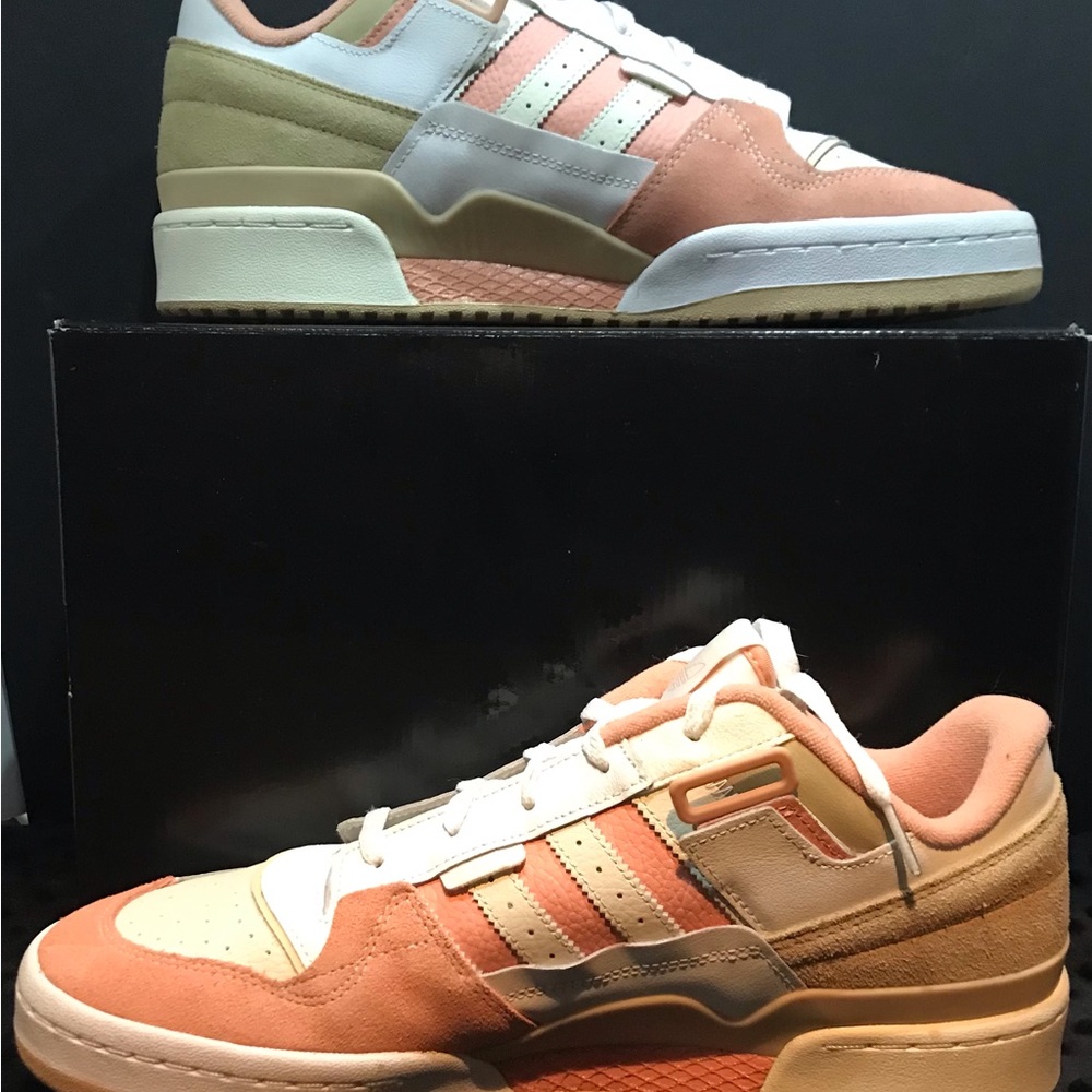(15)Adidas Forum Exhibit Low “Cream Halo Amber”